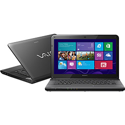 Notebook Sony VAIO SVE14123CBB com Intel Core I3 4GB 500GB LED 14" Preto Windows 8 é bom? Vale a pena?
