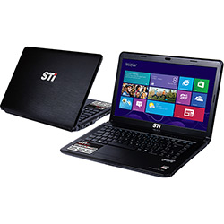 Notebook Sti com AMD Dual Core 4GB 500GB LED 14" Windows 8 é bom? Vale a pena?