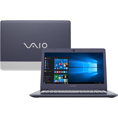 Notebook VAIO C14 VJC141F11X Intel Core I3 4GB 128SSD Tela LCD 14" Windows 10 - Azul é bom? Vale a pena?