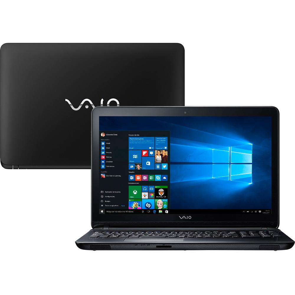 Notebook Vaio FIT 15F VJF153B0711B Intel Core i5 5º Geração 4GB 1TB Tela LED 15,6" Windows 10 - Preto é bom? Vale a pena?