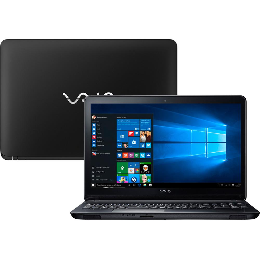 Notebook Vaio FIT 15F VJF153B0811B Intel Core i5 5º Geração 8GB 1TB Tela LED 15,6" Windows 10 - Preto é bom? Vale a pena?