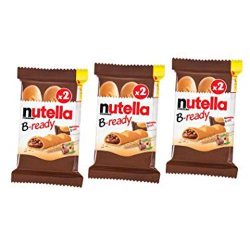 Nutella B-ready Biscoitos Wafer com Creme de Nutella 44g ( KIT 3 UNIDADES ) é bom? Vale a pena?
