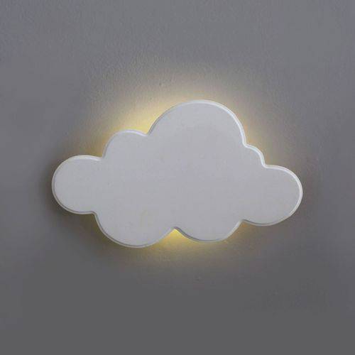 Nuvem Luminária MDF Branca Pequena com LED com Luz Quente é bom? Vale a pena?