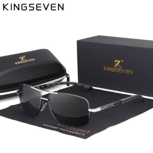 Óculos de Sol Masculino Kingseven Cinza é bom? Vale a pena?