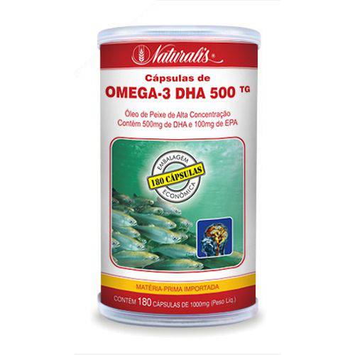 Omega-3 Dha 500 1000 Mg. 180 Caps. 100 % Tg. Naturalis é bom? Vale a pena?