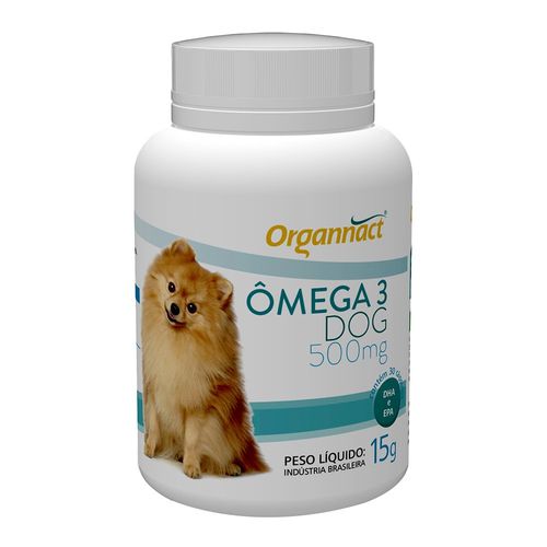 Organnact Omega 3 Dog 500mg 15gr é bom? Vale a pena?