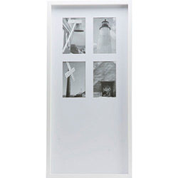 Painel de Fotos PF25 (68,8x4x33,3cm) Branco para 4 Fotos - Classic Home é bom? Vale a pena?