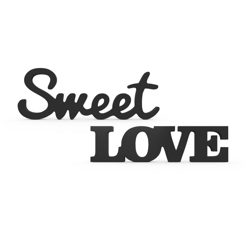 Palavras Decorativas Sweet e Modern Love (Palavras Decorativas Sweet 13cm de Altura, 35cm de Largura é bom? Vale a pena?