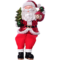 Papai Noel em Resina com Pernas em Tecido - Santini Christma é bom? Vale a pena?