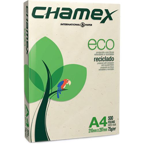 Papel Chamex Eco Reciclado A4 75g - 500 FLS - Chamex é bom? Vale a pena?