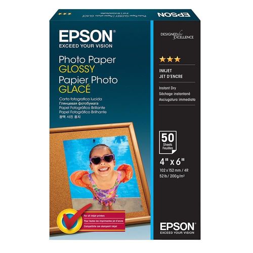 Papel Fotográfico Epson 10x15cm 200 G/m² Glossy S041809 50 Folhas é bom? Vale a pena?