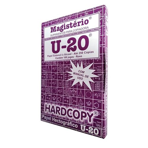 Papel Hectográfico Estêncil com Matriz Hardcopy Magistério U20, Caixa com 100 Jogos, Medidas de 22x3 é bom? Vale a pena?