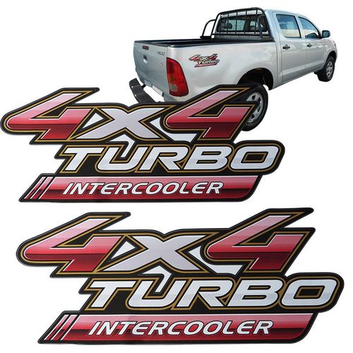 Par Adesivo Lateral Traseiro Hilux 4x4 Turbo Intercooler é bom? Vale a pena?