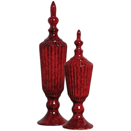 Par de Vasos Decorativos Marsala com Preto é bom? Vale a pena?