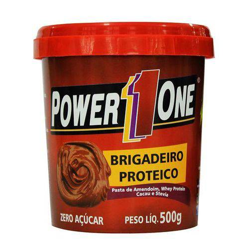 Pasta de Amendoin Brigadeiro Proteico 500gr - Power1one é bom? Vale a pena?