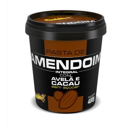 Pasta de Amendoim C/ Avelã e Cacau 480g - Mandubim é bom? Vale a pena?