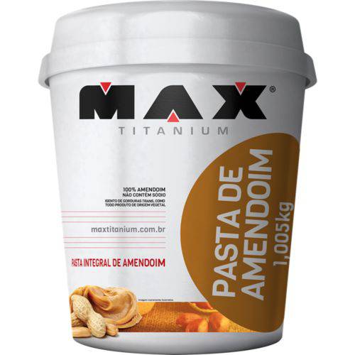 Pasta de Amendoim Integral (1.05kg) Max Titanium é bom? Vale a pena?