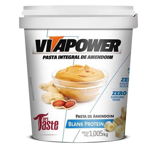 Pasta de Amendoim Integral Blank Protein (1,005g) - Vitapower é bom? Vale a pena?