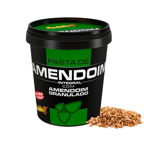 Pasta de Amendoim Integral com Amendoim Granulado 1002g - Mandubim é bom? Vale a pena?