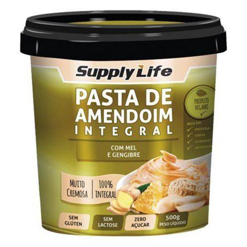 Pasta de Amendoim Integral Mel/gengibre 500g Supply Life é bom? Vale a pena?