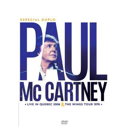 Paul Mccartney - Especial Duplo - Live In Quebec 2008 & The Wings The Complete Rockshow 1976 - DVD é bom? Vale a pena?