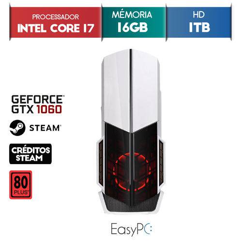 PC Gamer EasyPC MustPlay Intel Core I7 3.8ghz (ASUS GeForce GTX 1060 6GB) 16GB HyperX HD 1TB 500W Thermaltake Versa N21 é bom? Vale a pena?