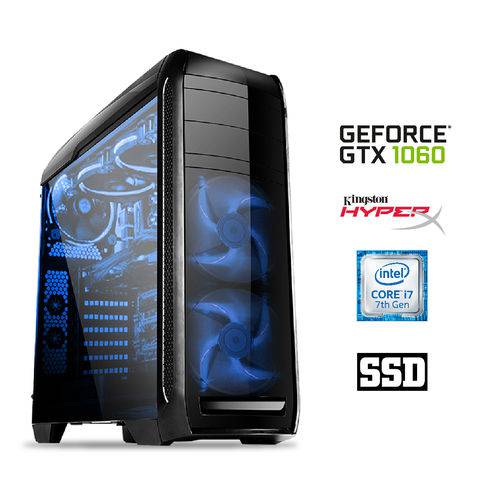 PC Gamer Intel Core I7 7700 8GB DDR4 Geforce GTX 1060 6GB HD 1TB e SSD 120GB 600W 3green é bom? Vale a pena?
