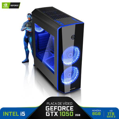 Pc Gamer Smart Pc Fortnite SMT81084 Intel I5 (GeForce GTX 1050 2GB) 1TB é bom? Vale a pena?