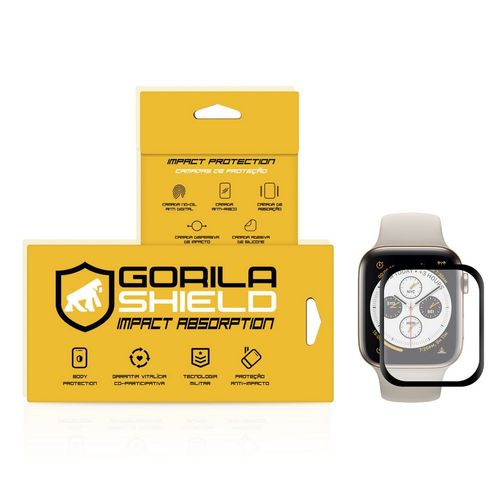 Película Nano Gel Dupla com Bordas Pretas para Apple Watch 44mm - Gorila Shield é bom? Vale a pena?