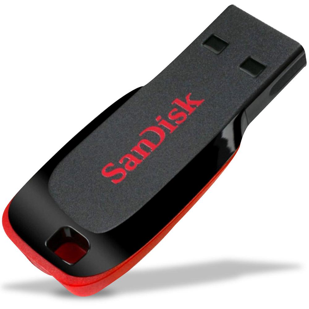 Pen Drive 16GB Sandisk Cruzer Blade Preto e Vermelho é bom? Vale a pena?