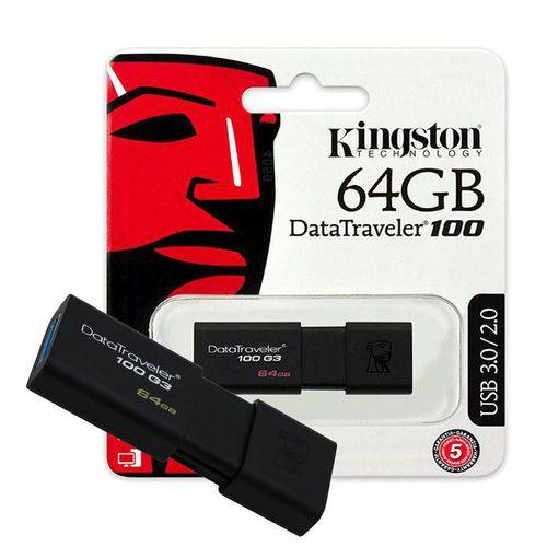 Pen Drive Kingston 64gb Datatraveler 100 G3 3.1 3.0 e 2.0 é bom? Vale a pena?