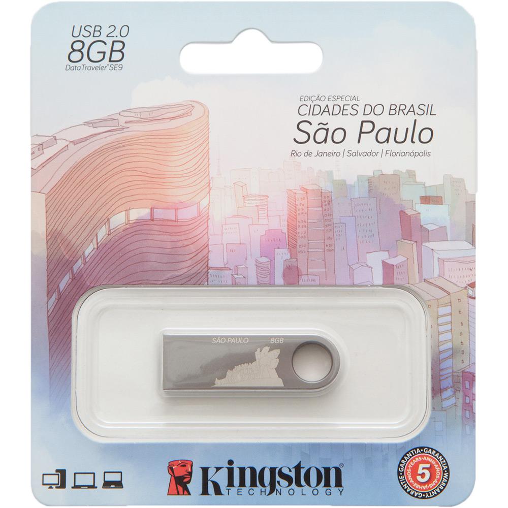 Pen Drive Kingston Data Traveler DTSE9 8GB São Paulo é bom? Vale a pena?