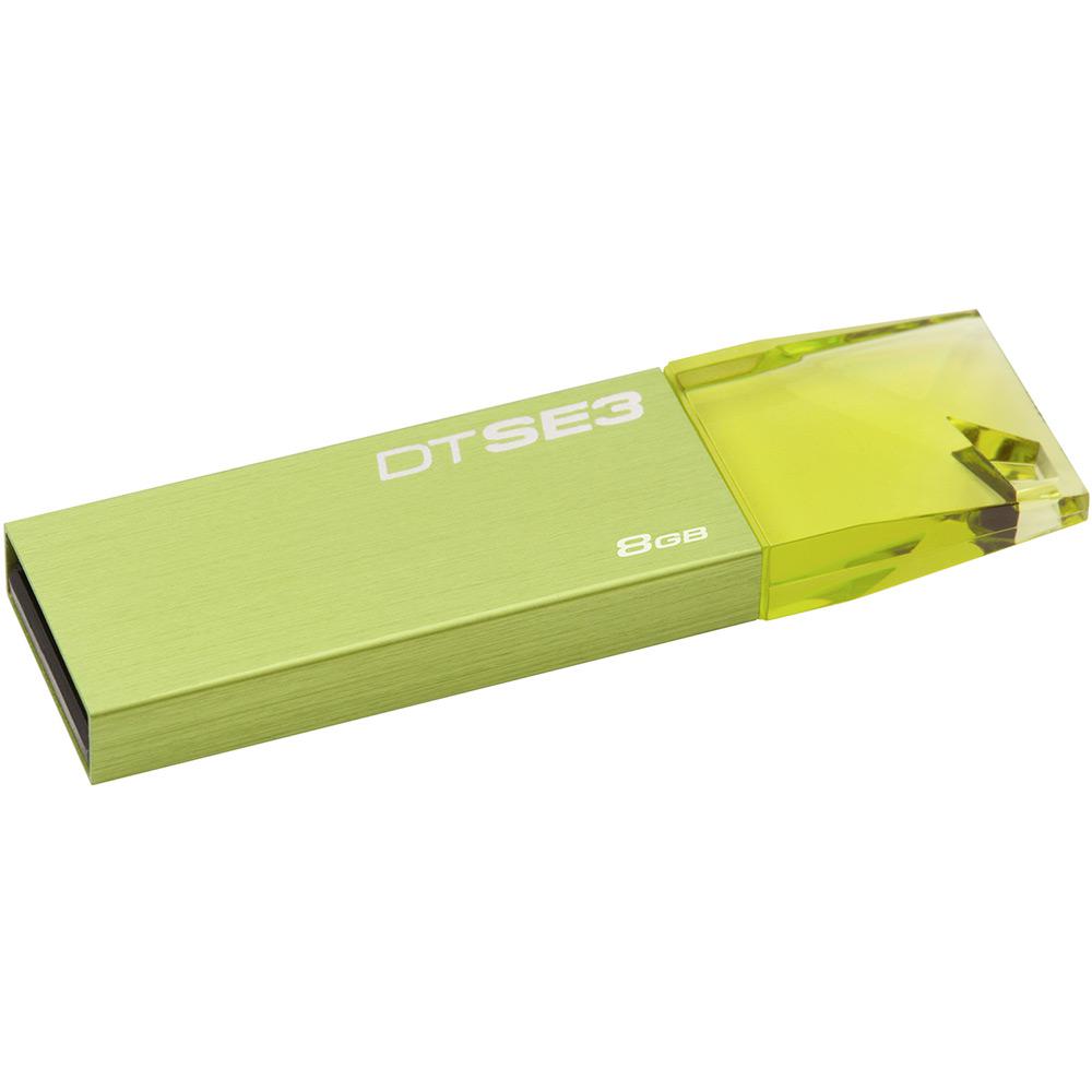 Pen Drive Kingston DTSE3 8GB Verde é bom? Vale a pena?