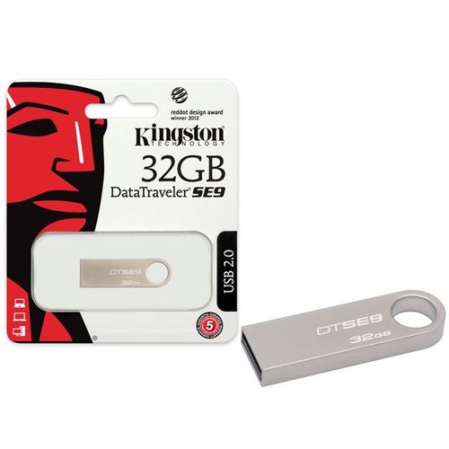 Pen Drive USB 2.0 Kingston Dtse9h/32gbz Datatraveler Se9 32gb Prata é bom? Vale a pena?