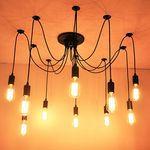 Pendente Aranha 10 Lâmpadas Retrô Industrial Luminária Vintage Lustre Edison Lm1772 - Eluminarias é bom? Vale a pena?