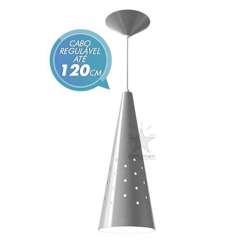 Pendente Cone Cor Titânio Luminária em Alumínio para Lâmpada E27 - Starlumen é bom? Vale a pena?