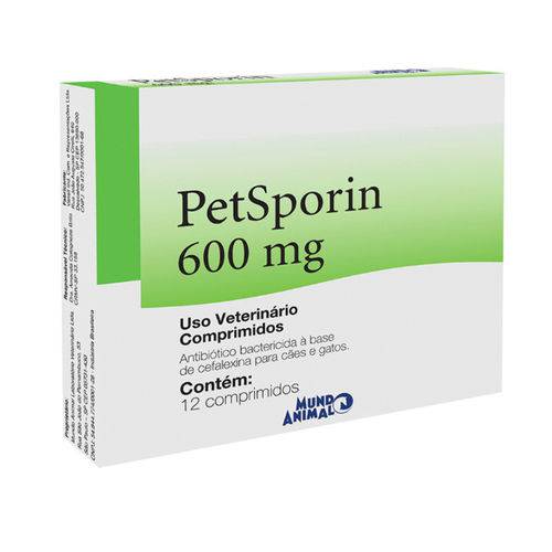 Petsporin 600mg Cartela com 12 Comprimidos é bom? Vale a pena?
