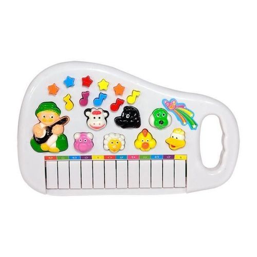 Piano Musical Teclado Infantil Sons e Luzes Animais Sitio é bom? Vale a pena?