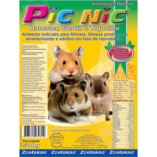 Pic Nic - Ração Super Premium p/ Hamster 500g - Zootekna é bom? Vale a pena?
