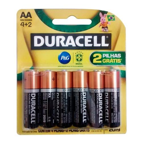 Pilha alcalina 1,5 volts com 6 peças - "AA" - Duracell é bom? Vale a pena?