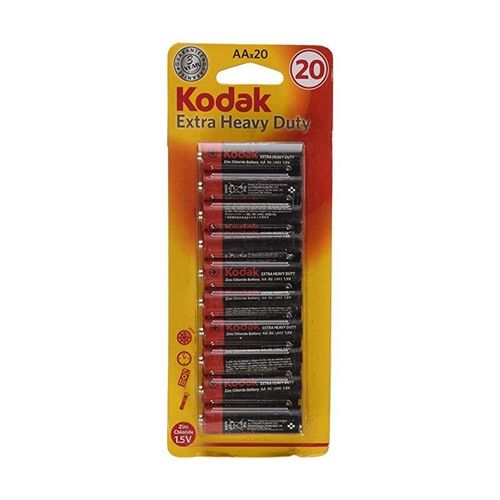 Pilha Kodak Extra Heavy Duty Aa Comum Embalagem com 20. é bom? Vale a pena?