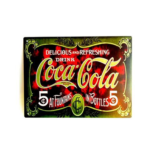 Placa Coca Delicious And Refreshing é bom? Vale a pena?