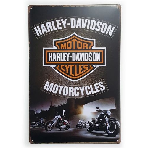 Placa de Metal Harley Davidson Motorcycles 30 X 20cm. é bom? Vale a pena?
