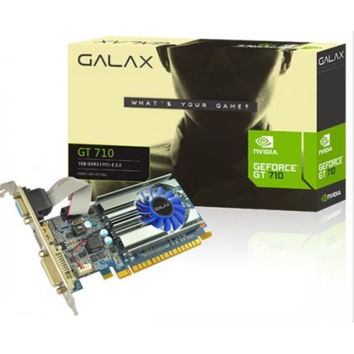 Placa de Video GT710 1GB DDR3 64Bit Geforce Galax é bom? Vale a pena?