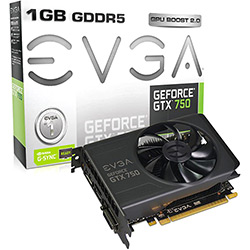 Placa de Vídeo Nvidia GeForce GTX750 1GB GDDR5 PCI-Express 3.0 01G-P4-2751-KR - EVGA é bom? Vale a pena?