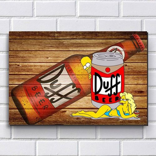 Placa Decorativa em Mdf com 20x30cm - Modelo P217 - Simpsons Duff é bom? Vale a pena?
