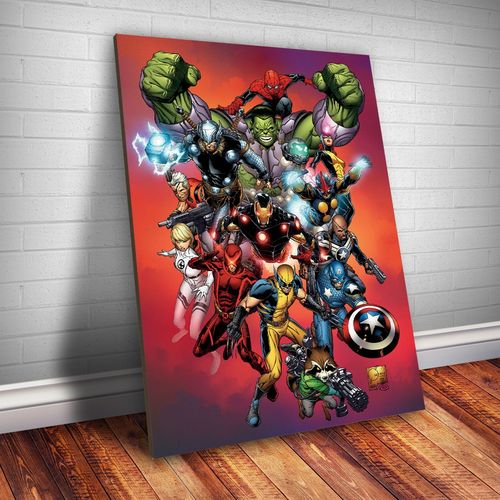 Placa Decorativa Marvel - Heróis é bom? Vale a pena?