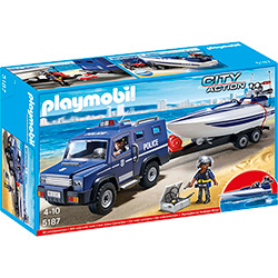 Playmobil Caminhão Policial com Lancha - Sunny Brinquedos é bom? Vale a pena?