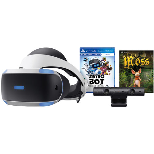 PlayStation VR Bundle Sony Game Astro Bot Rescue Mission + Moss é bom? Vale a pena?