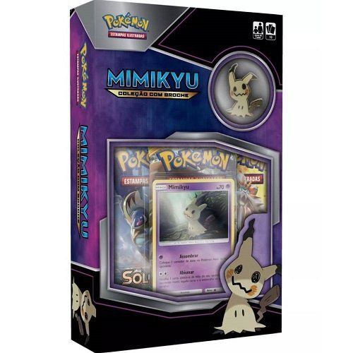 Pokemon Mini BOX Mimikyu com Broche 40778 Copag 97485 é bom? Vale a pena?